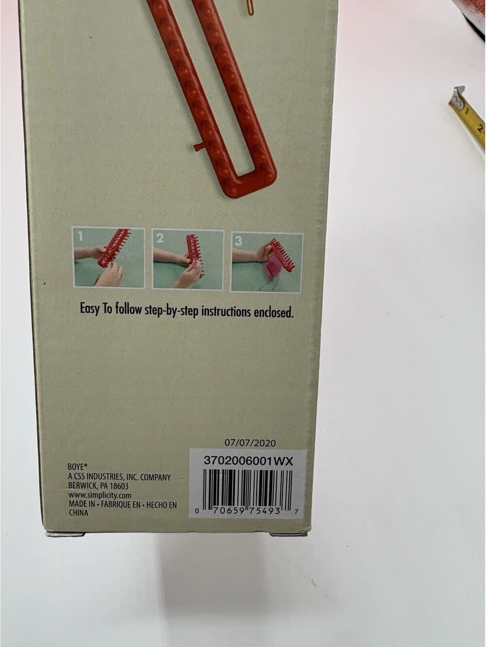 Boye Scarf Loom Knitting Loom Kit 3pc Flat & Double Knit Pattern Included